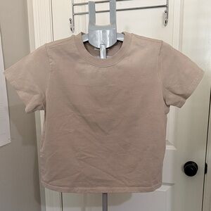 Casual Tan Women's Crop Top